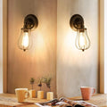 Vintage Cage Wall Sconces Set of 2