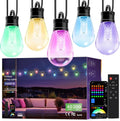 Smart RGBW Outdoor Patio String Lights