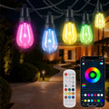 RGB Smart Outdoor String Lights Music‑Sync