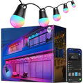 RGBIC Smart Patio String Lights App‑Controlled